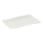 Pappteller eckig 11 cm x 17 cm weiss PrimeSource BeGreen
