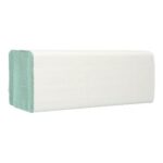 Falthandtücher 25 cm x 23 cm 1-lagig V-Falz grün PrimeSource