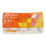 Toilettenpapier recycelt 9,4 cm  x 11 cm 2-lagig 250 Blatt weiss SatinoSmart MT1