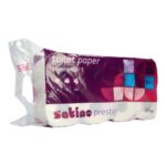 Toilettenpapier recycelt 9,5 cm x 11 cm 3-lg 250 Blatt weiss Sat. Prestige MT1