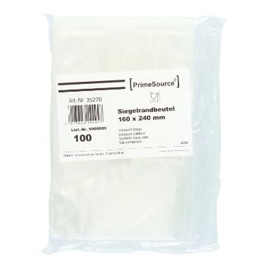 35270 PA-PE Siegelrandbeutel 160 mm x 240 mm transparent 20-70 PrimeSource – Bild 1