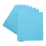 Schwammtuch 18 cm x 20 cm blau feucht