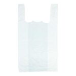 ND-Hemdchen-Tragetaschen 30 cm x 18 cm x 55 cm T18 weiss geblockt PrimeSource