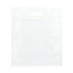 LDPE-Doppelkrafttragetaschen (DKT) 38 cm x 45 cm x 5 cm 50 my weiss