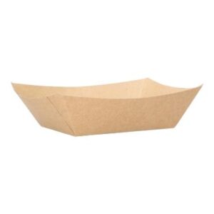 Snackschale Kraftkart 160 mm x 120mm x 45 mm ungeteilt 400ml braun FSCMix Credit