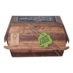 Burgerbox 135 mm x 125 mm x 75 mm Neutraldruck Enjoy your meal greenline