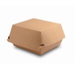 Burgerbox 145 mm x 145 mm x 76 mm braun Fettbarriere