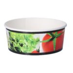 Salatschale Kraft-PE Ø 151 mm x 60 mm 750 ml weiss Neutraldruck