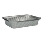 Alu-Schale 212 mm x 147 mm x 40 mm ungeteilt 870 ml