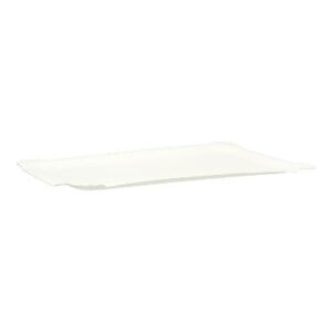 Pappteller eckig 19 cm x 33 cm weiss PrimeSource BeGreen