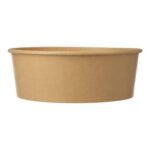 Salatschale Kraft-PE Ø 185 mm x 65 mm 1300 ml braun PS BeGreen FSC Mix Credit