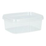 V-Becher u. Deckel PP OV eckig 109 mm x 86 mm x 40 mm 250 ml transparent