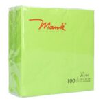 Serviette 33 cm x 33 cm 3-lagig 1/4 Falz kiwi