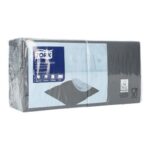 Serviette 24 cm x 24 cm 2-lagig 1/4 Falz schwarz Tork Advanced