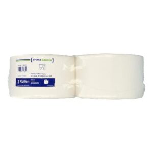 Putztuchrolle 22 cm x 34 cm x 510 m 2-lagig 1500 Blatt weiss PrimeSource