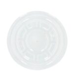 Flach-Deckel rPET Ø 95 mm ohne Kreuzschlitz transparent VERIVE