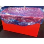 PE-Haube 750 mm x 700 mm 20my blau