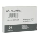 HDPE Hygienebeutel 80 mm x 30 mm x 250 mm 14my weiss PrimeSource