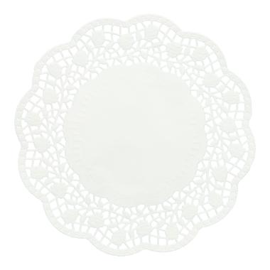 261102 Tortenspitzen Papier rund Ø 18 cm weiss – Bild 1