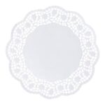 Tortenspitzen Papier rund Ø 20 cm weiss