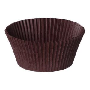 Muffinförmchen Ø 50 mm x 32 mm braun
