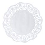 Tortenspitzen Papier rund Ø 22 cm weiss