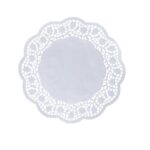 Tortenspitzen Papier rund Ø 24 cm weiss