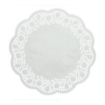 Tortenspitzen Papier rund Ø 38 cm weiss