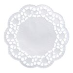 Tortenspitzen Papier rund Ø 12 cm weiss