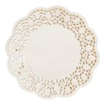 Tortenspitzen Papier rund Ø 15 cm weiss