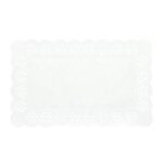 Spitzenpapier 15 cm x 24 cm weiss