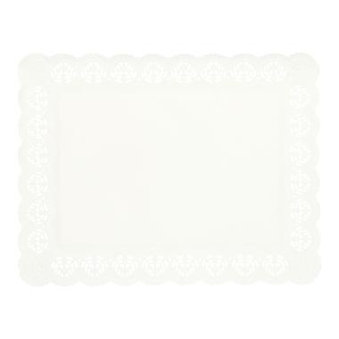 267083 Spitzenpapier 26 cm x 34 cm weiss – Bild 1