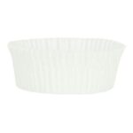 Gebäckkapseln Papier Ø 80 mm x 33 mm weiss