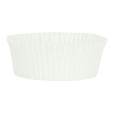 26906 Gebäckkapseln Papier Ø 80 mm x 33 mm weiss – Bild 1