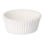 Gebäckkapseln Papier Ø 65 mm x 30 mm weiss