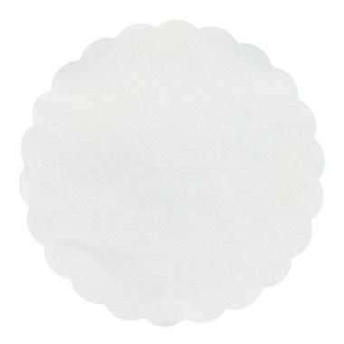 269202 Tassentropfdeckchen Papier Ø 9 cm 1-lagig weiss – Bild 1