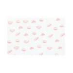 Burgerpapier Kraft-PE 25 cm x 37 cm 1/8 Bogen (27g) Neutralmotiv rot