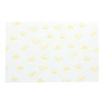 Burgerpapier Kraft-PE 25 cm x 37 cm  1/8 Bogen (27g) Neutralmotiv gelb