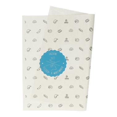 27237 Frischpackpapier 38 cm x 50 cm 1/4 Bogen (35g) 12,5 kg Neutralmotiv Frische – Bild 1