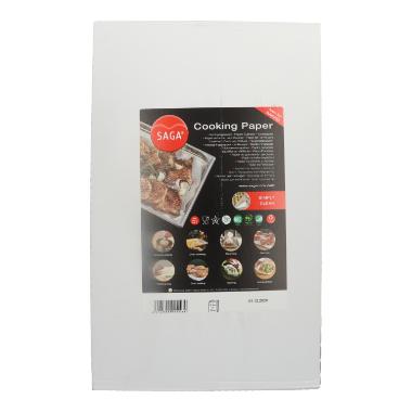 27284 Kochpergament 32,5 cm x 53 cm weiss SAGA – Bild 1