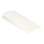 Cellulose-Faltenbeutel 14 cm x 6 cm x 33 cm weiss