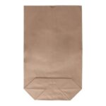 Kraftpapier-Kreuzbodenbeutel 220 mm x 370 mm braun für 2,5 kg