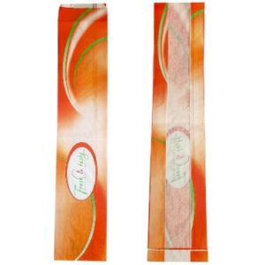 Sichtstreifenbeutel Kraft-OPP 12 cm x 5 cm x 63 cm Neutraldurck