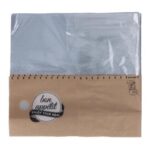 Snackbeutel Kraft-PET 215 mm x 75 mm x 130 mm Neutraldruck Bon appetit