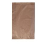 Kraftpapier-Faltenbeutel 20 cm x 6 cm x 31 cm braun 100% PEFC zertifiziert