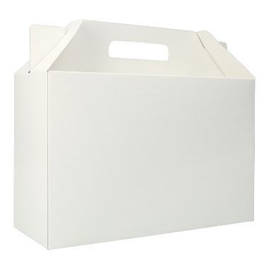 279522 Lunchbox 27,5 cm x 10,3 cm x 18 cm weiss – Bild 1