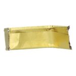 Verschlussclipse 33 mm x 8 mm gold