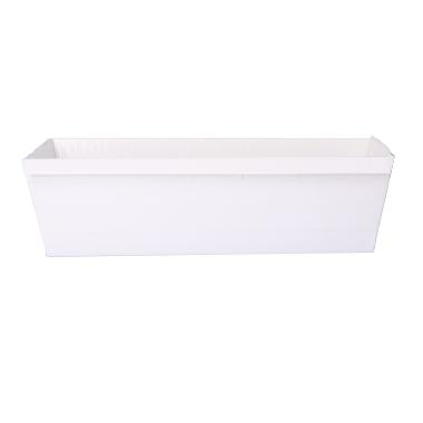 290111 Leberkäs-Backschale Wellpappe 295 mm x 110 mm x 83 mm 2000g ungeteilt weiss – Bild 1