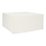 Tortenkarton Karton 230 mm x 230 mm x 110 mm weiss