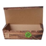Snackbox 180 mm x 120 mm x 50 mm ungeteilt Neutraldruck EnjoyYourMeal greenline